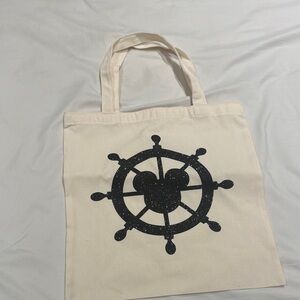 Canvas Tote Bag with Nautical Design